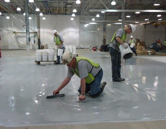 Warehouse Flake Floor